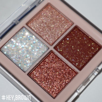 TWINKLE POP Pearl Flex Glitter Eye Palette/CLIO/アイシャドウパレットを使ったクチコミ(7枚目)