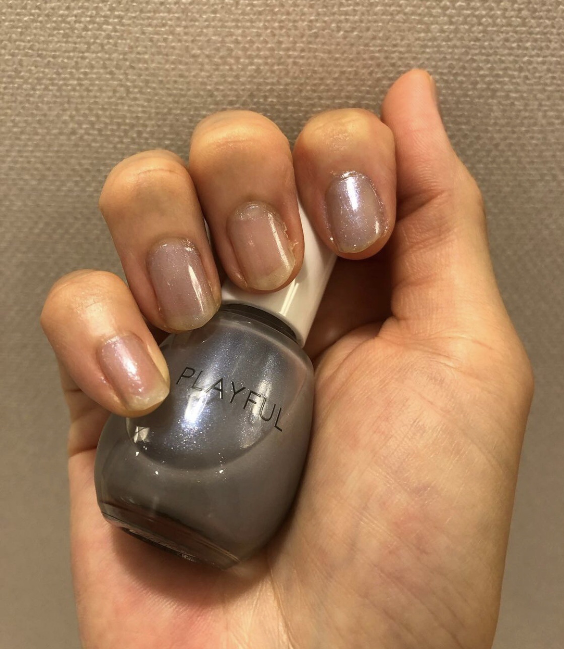 プレイフル プリズムモイストコート/PLAYFUL/オールインワンネイルを使ったクチコミ（2枚目）