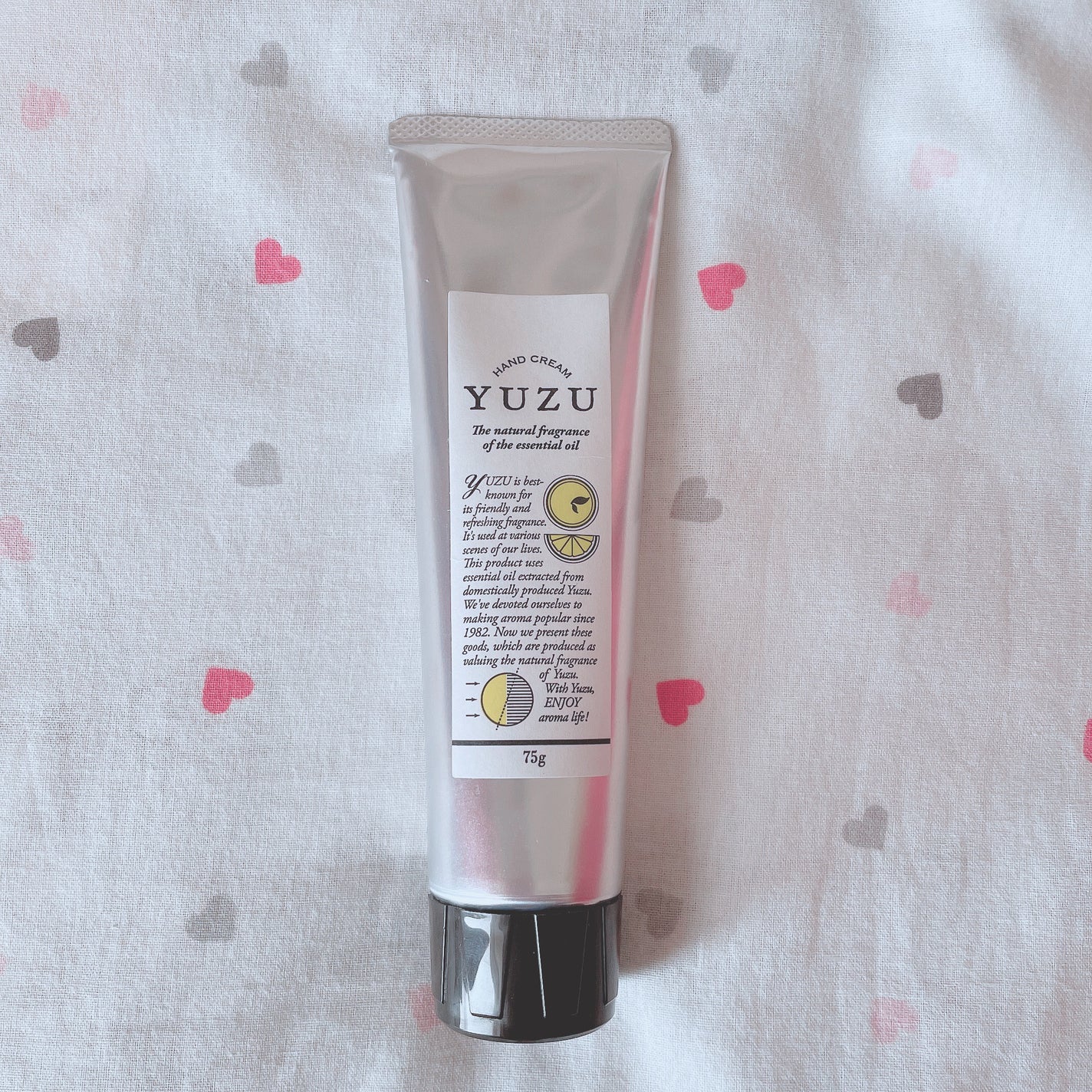 高知県産YUZUハンドクリーム/デイリーアロマジャパン/その他スキンケアを使ったクチコミ(1枚目)