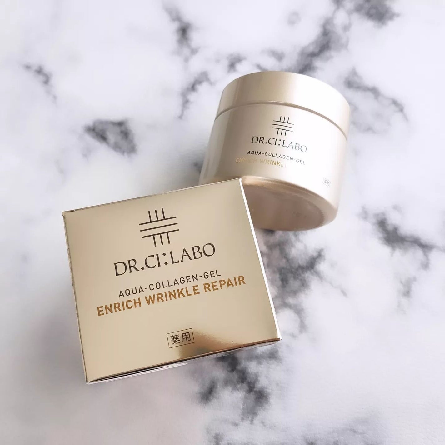 薬用アクアコラーゲンゲル エンリッチリンクルリペア/ドクターシーラボⓇ/フェイスクリームを使ったクチコミ(2枚目)