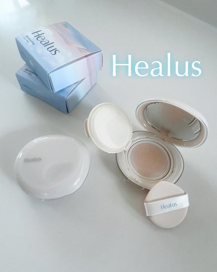 ブリージンググロークッション/Healus/クッションファンデーションを使ったクチコミ(1枚目)