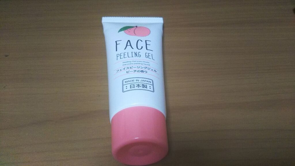 フェイスピーリングジェル ピーチの香り/DAISO/ピーリングを使ったクチコミ（1枚目）