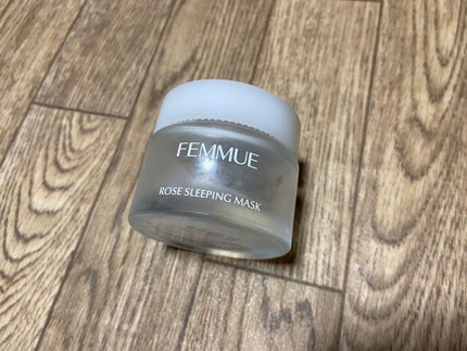 ローズウォーター スリーピングマスク/FEMMUE/フェイスクリームを使ったクチコミ(1枚目)