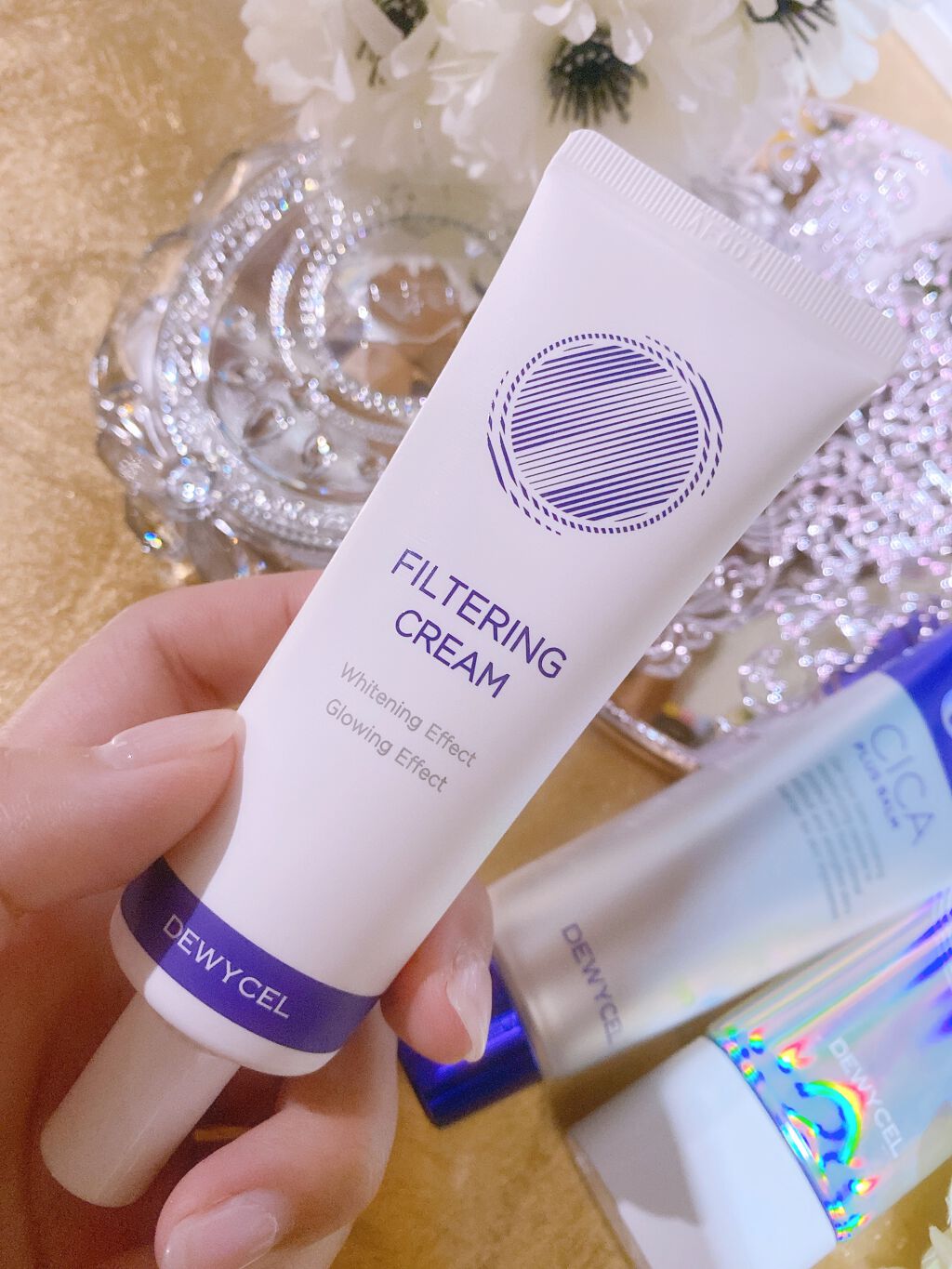 フィルタリングクリーム/DEWYCEL/日焼け止めクリームを使ったクチコミ（2枚目）