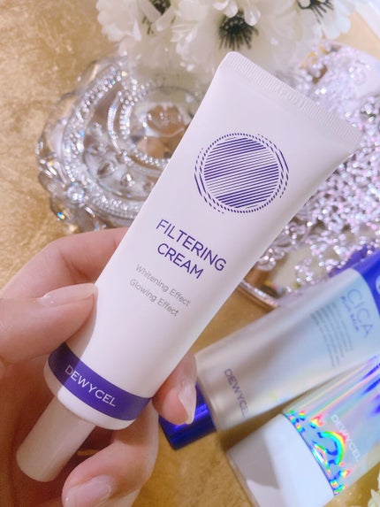 フィルタリングクリーム/DEWYCEL/日焼け止めクリームを使ったクチコミ(2枚目)
