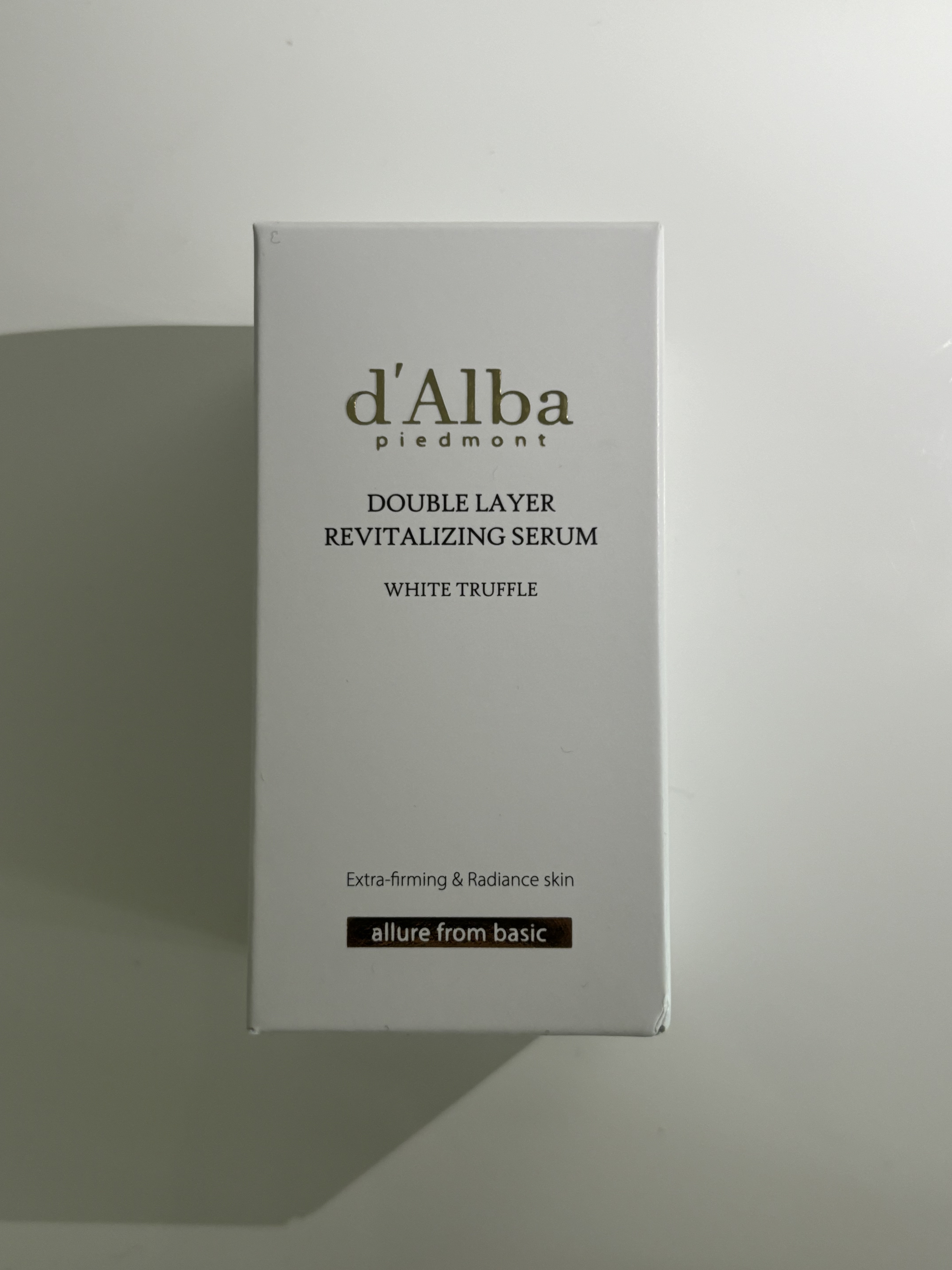 ホワイトトリュフダブルレイヤーリバイタライジングセラム/ダルバ/美容液を使ったクチコミ（3枚目）