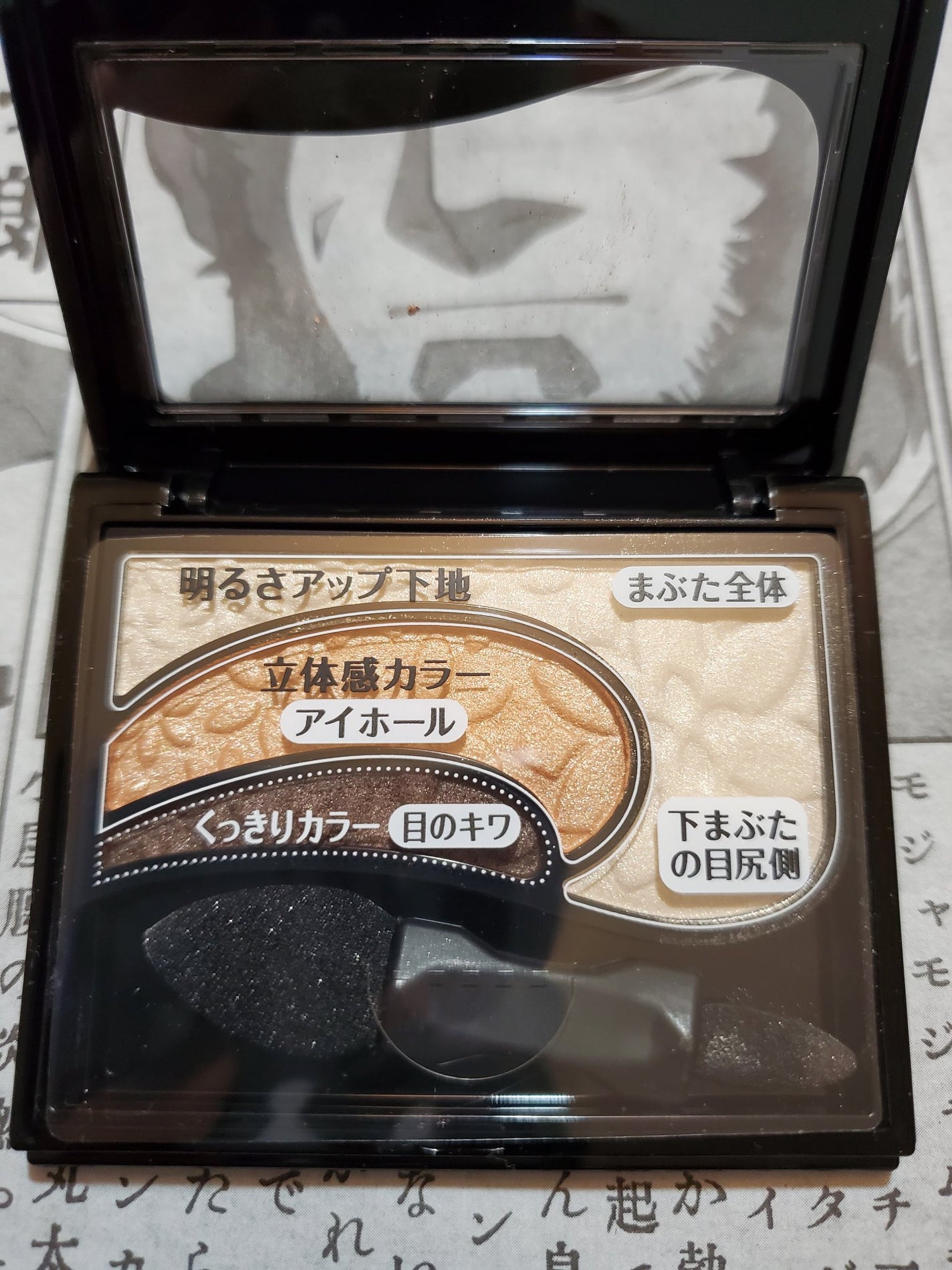 そのまま簡単仕上げ アイカラー/エルシア/アイシャドウパレットを使ったクチコミ(2枚目)