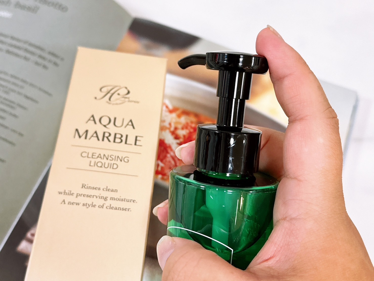 アクアマーブル クレンジング リキッド/idea/クレンジングウォーターを使ったクチコミ（2枚目）