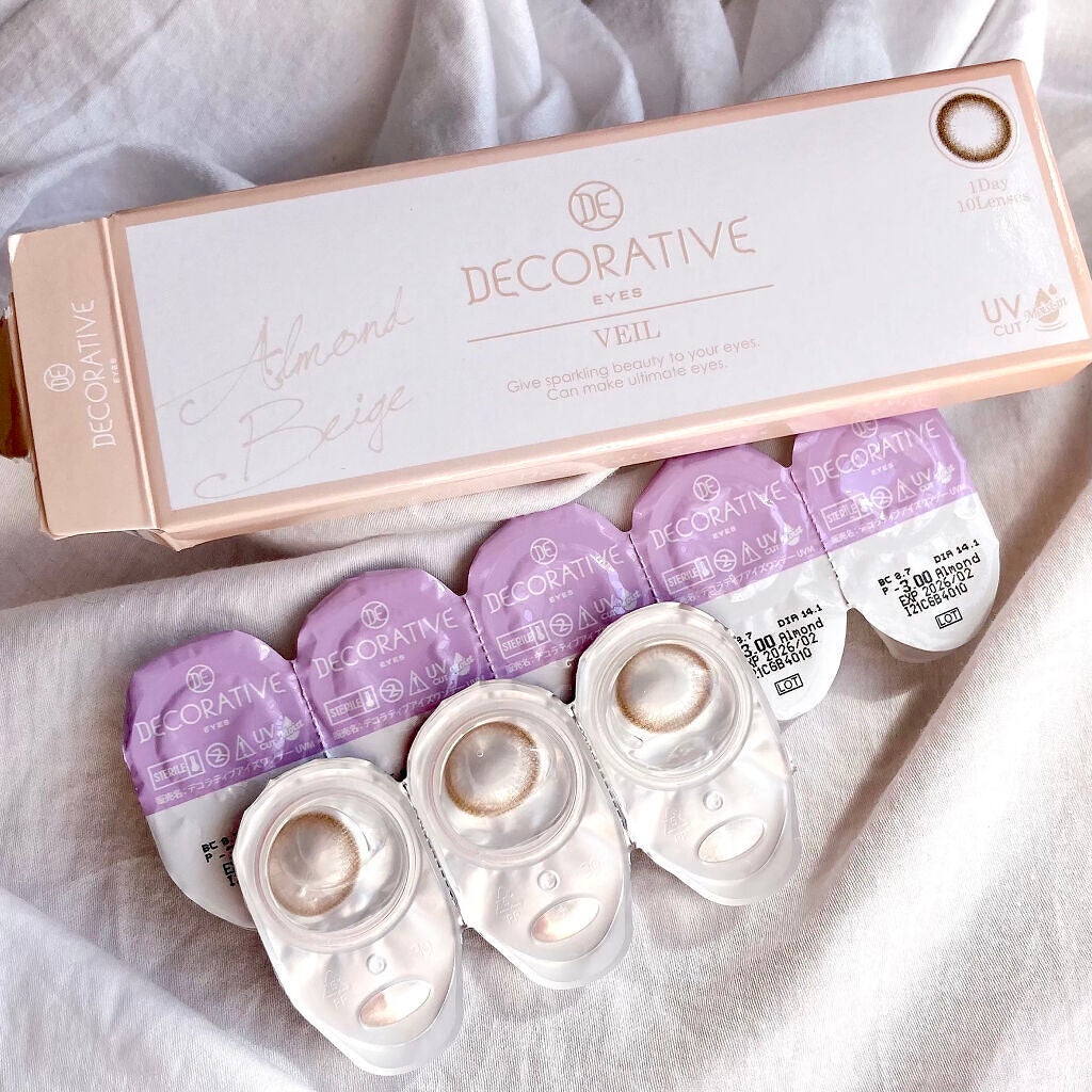 デコラティブアイズ ヴェール/Decorative Eyes/カラーコンタクトレンズを使ったクチコミ(5枚目)