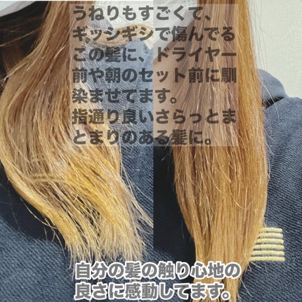 スーパーリッチシャイン ダメージリペア とろとろ補修ヘアオイル/LUX/ヘアオイルを使ったクチコミ(2枚目)