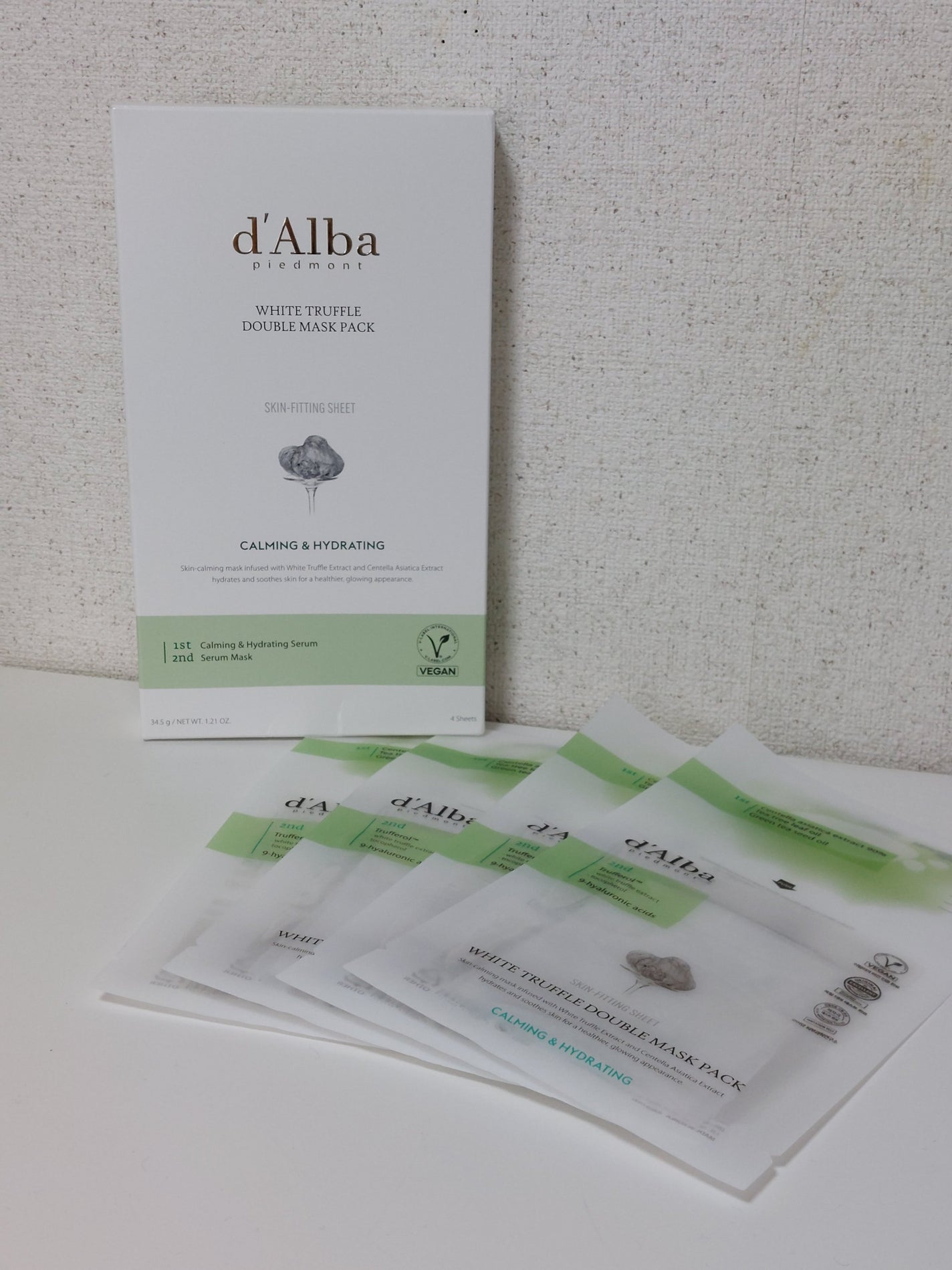 ホワイトトリュフダブルマスクパック(鎮静/保湿) /ダルバ/シートマスク・パックを使ったクチコミ(1枚目)