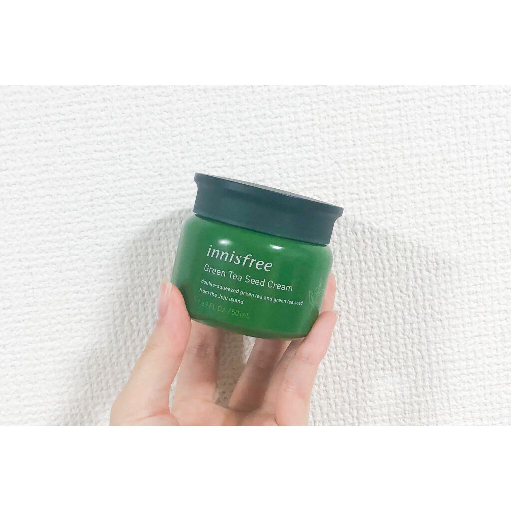 グリーンティーシード クリーム/innisfree/フェイスクリームを使ったクチコミ(1枚目)