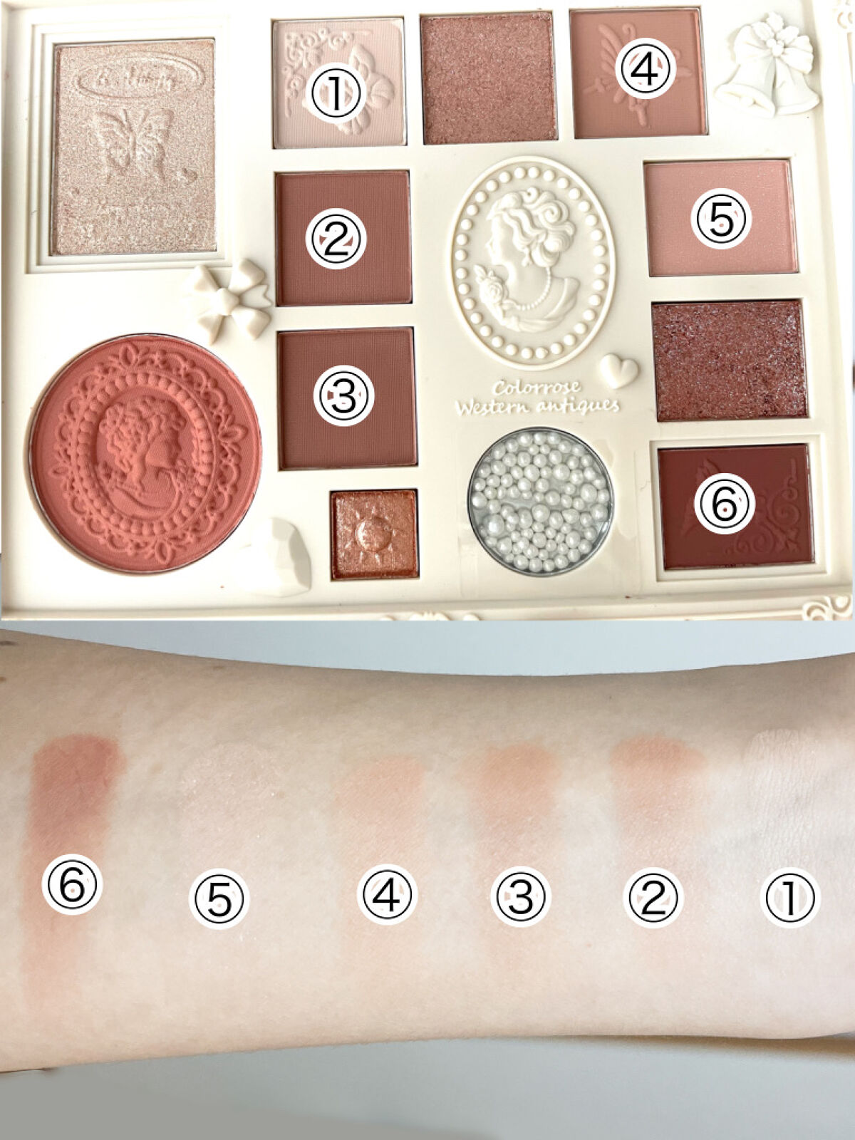 女王のカメオマルチパレット /COLORROSE/マルチパレットを使ったクチコミ（3枚目）