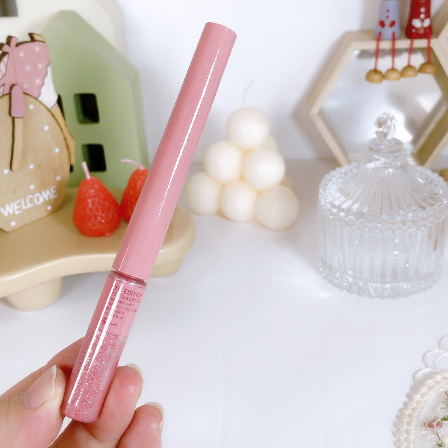 エテュセ アイエディション(グリッターライナー)/ettusais/リキッドアイライナーを使ったクチコミ(4枚目)