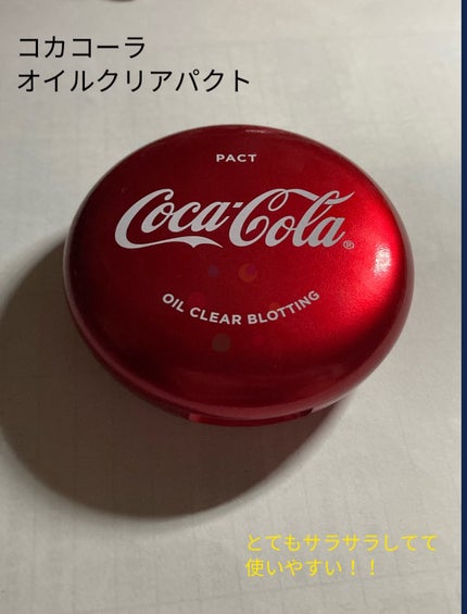 オイルクリアファクト 〈コカコーラ エディション〉/THE FACE SHOP/プレストパウダーを使ったクチコミ(1枚目)