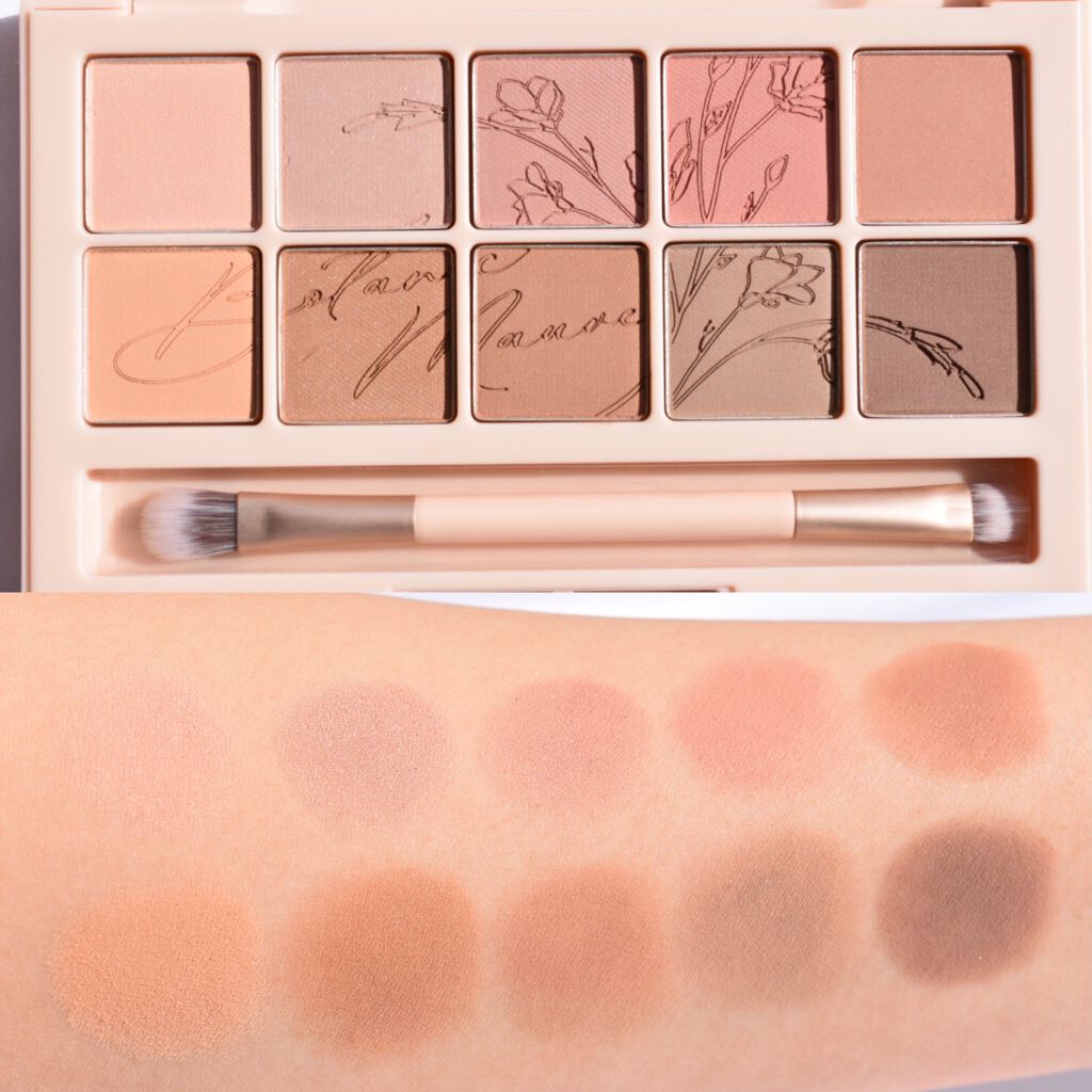 プロ アイ パレット 09 BOTANIC MAUVE(AD)/CLIO/アイシャドウパレットを使ったクチコミ（3枚目）