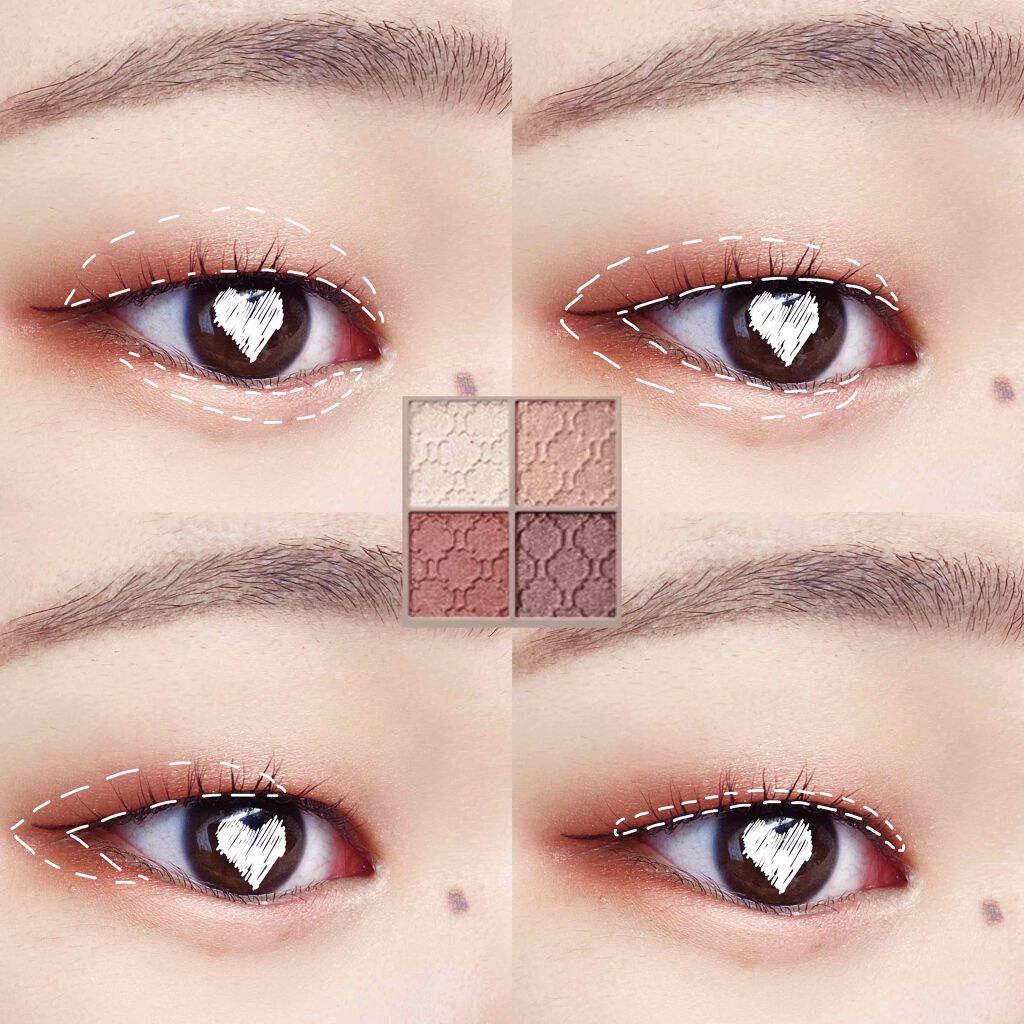 グロッシーリッチ アイズ N/Visée/アイシャドウパレットを使ったクチコミ(3枚目)