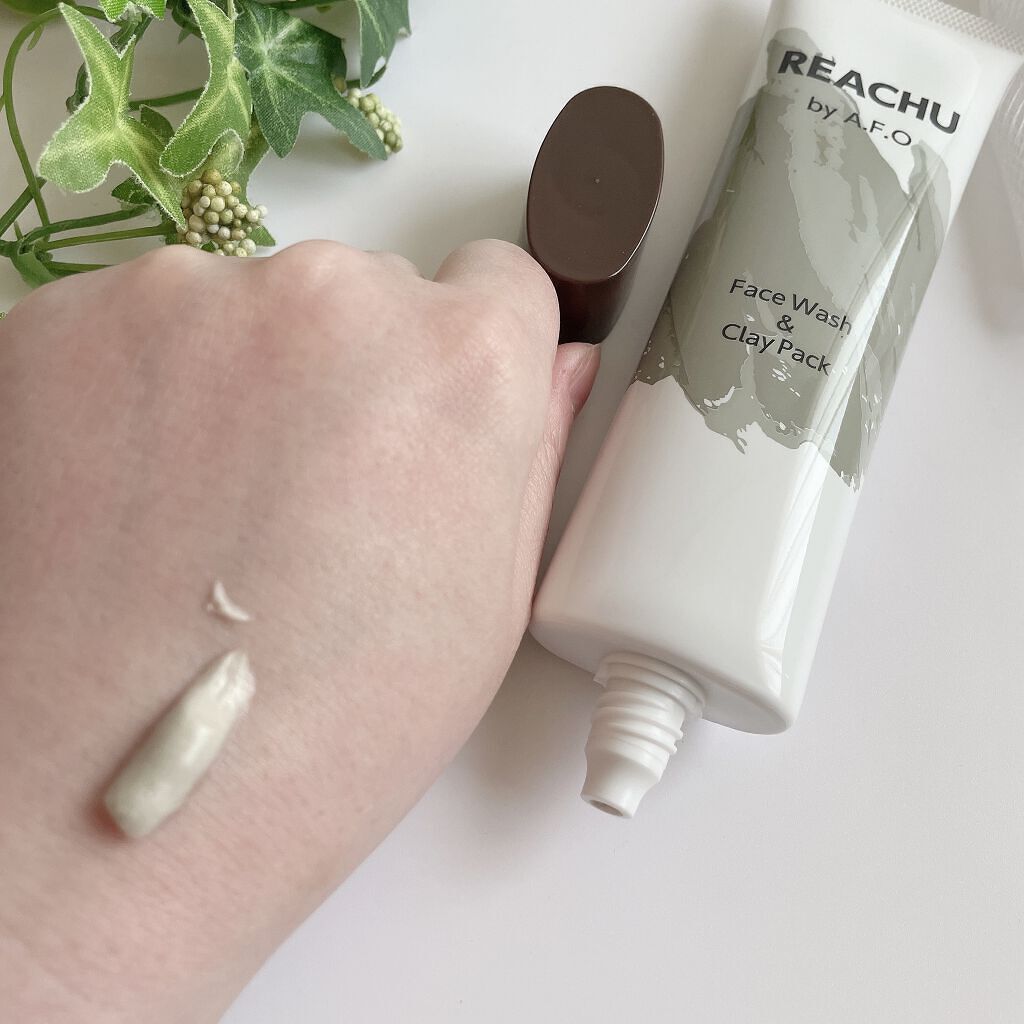 クレイフェイスウォッシュ/REACHU/洗顔フォームを使ったクチコミ(2枚目)