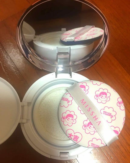 M クッションベース(ミルキー)/MISSHA/化粧下地を使ったクチコミ(2枚目)