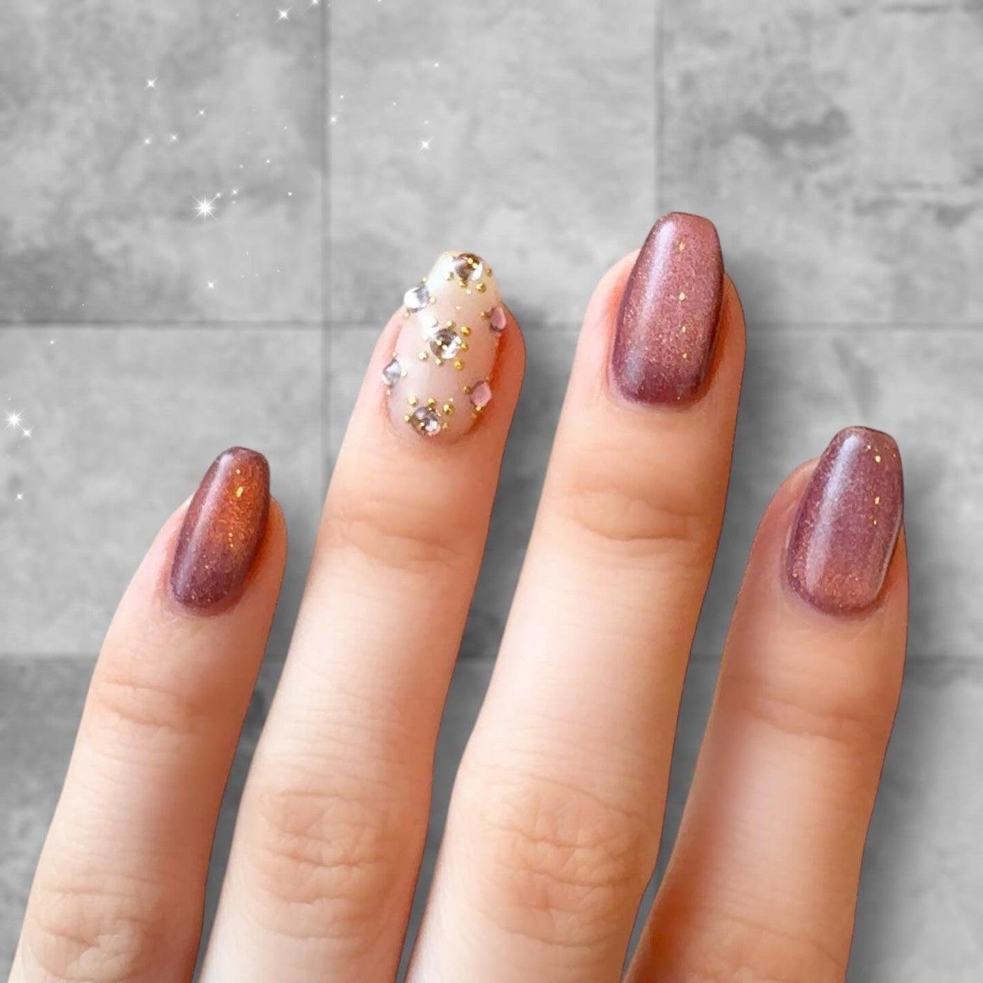 REMO ✩ on LIPS 「NewNail.*。꙳bijou×mag💎シンプルだけど..」(4枚目)