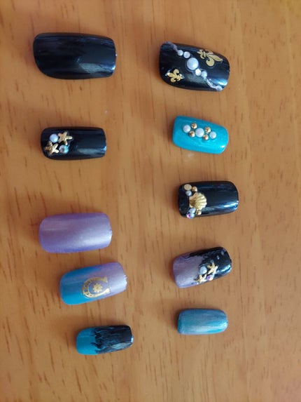 しずくネイルシール/キャンドゥ/ネイルシールを使ったクチコミ(3枚目)