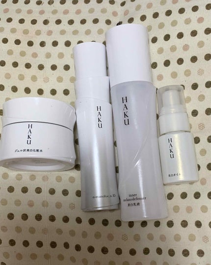 マヨ姐 on LIPS 「HAKUのジェル状美白化粧水美白美容液美白乳液美白オイルを使っ..」(1枚目)