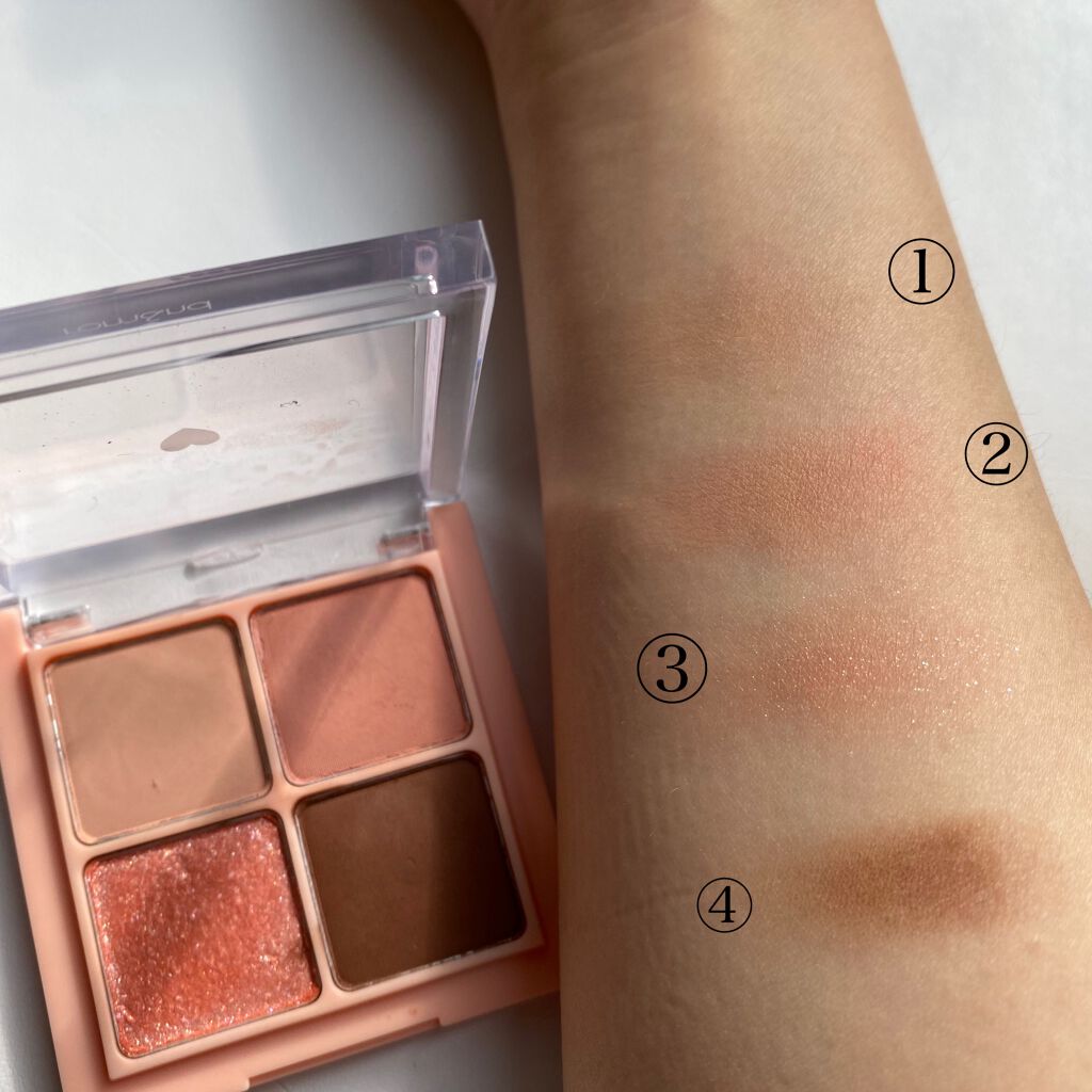 ベターザンアイズ/rom&nd/アイシャドウパレットを使ったクチコミ（3枚目）