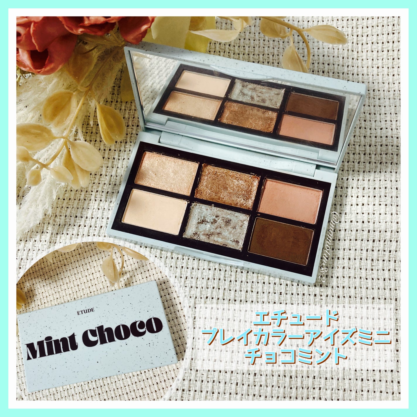 プレイカラーアイズミニ チョコミント/ETUDE/アイシャドウパレットを使ったクチコミ(1枚目)