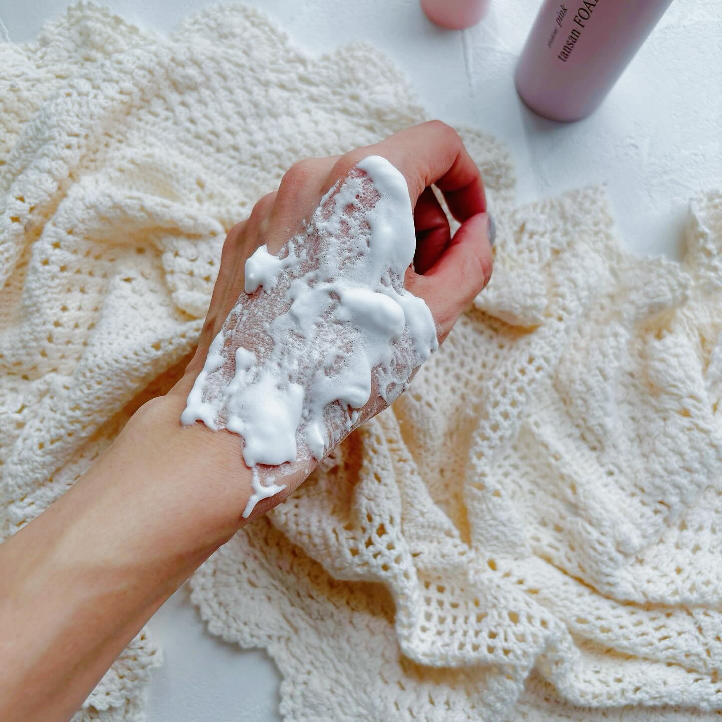 ピンク炭酸フォームパックプラス/プラスキレイ/洗い流すパック・マスクを使ったクチコミ（3枚目）