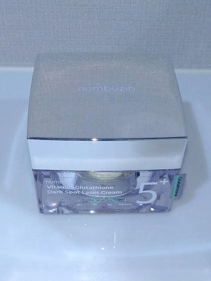 5番 白玉グルタチオンCメラゼロクリーム/numbuzin/フェイスクリームを使ったクチコミ(1枚目)
