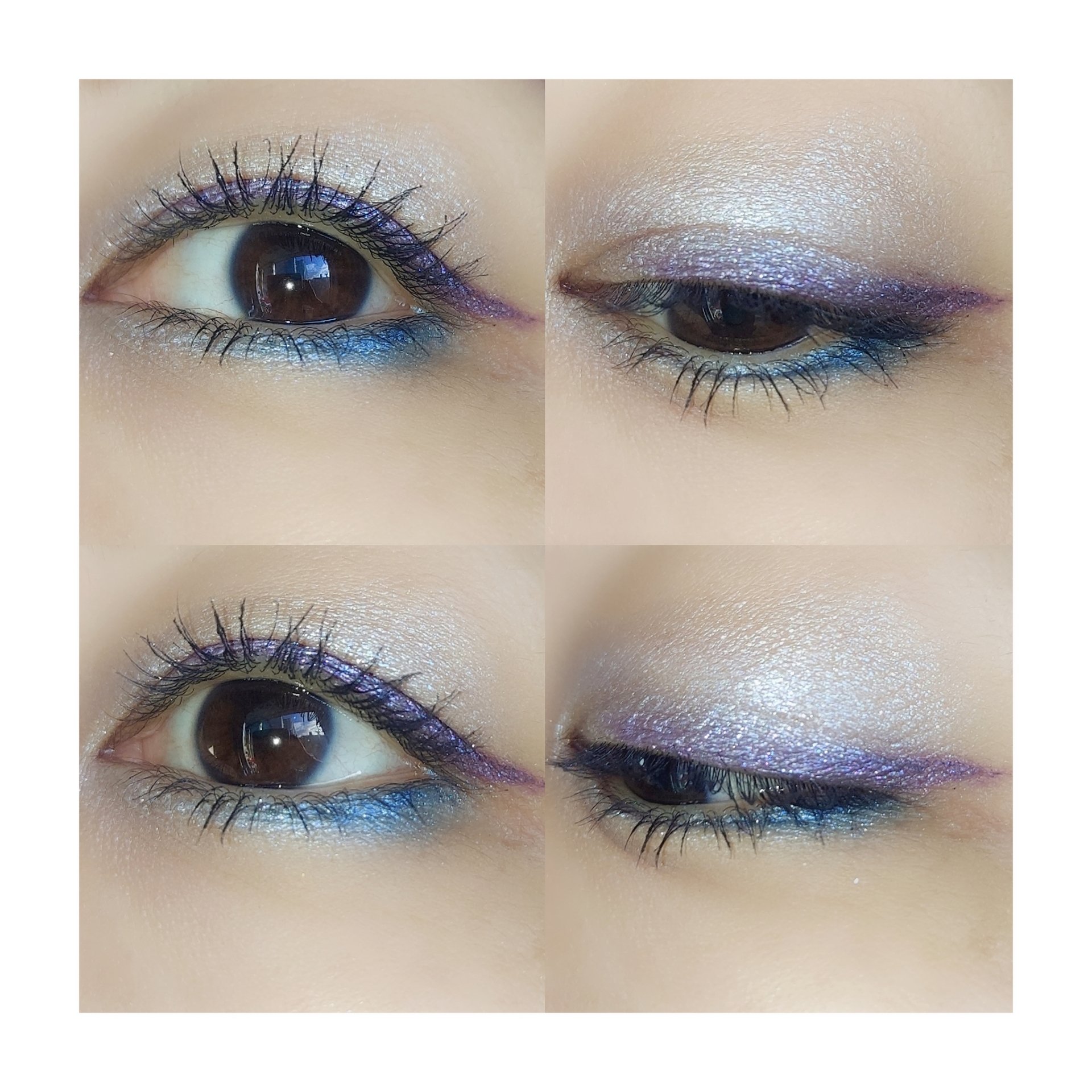 ヴァティック アイズ 02 ブルーモルフォ/Celvoke/単色アイシャドウを使ったクチコミ（3枚目）