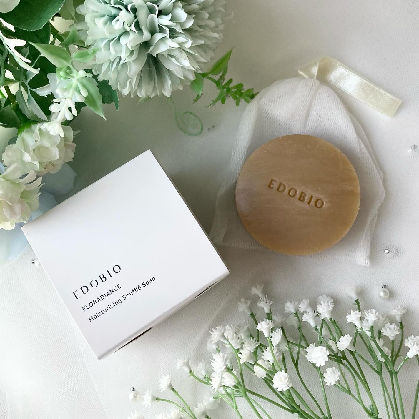 モイスチャライジング スフレソープ 紙/EDOBIO/洗顔石鹸を使ったクチコミ(1枚目)