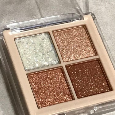 TWINKLE POP Pearl Flex Glitter Eye Palette/CLIO/アイシャドウパレットを使ったクチコミ（3枚目）