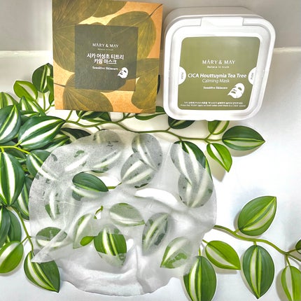 シカドクダミ+ティーツリーカーミングマスク/MARY&MAY/シートマスク・パックを使ったクチコミ(4枚目)