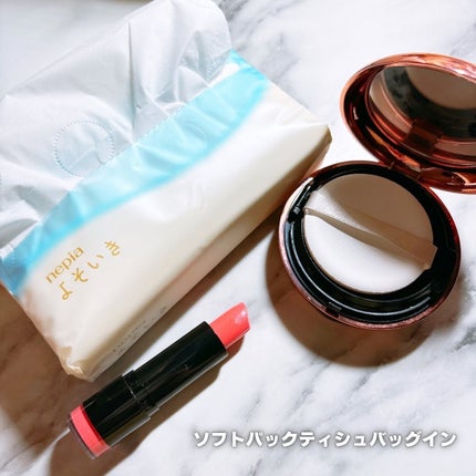 よそいき保湿ティシュ/ネピア/ティッシュを使ったクチコミ(5枚目)