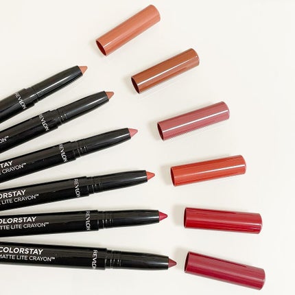レブロン カラーステイ マット ライト クレヨン/REVLON/口紅を使ったクチコミ(2枚目)