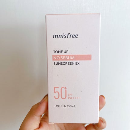 innisfree トーンアップ ノーセバム サンスクリーン SPF50+ PA++++のクチコミ「\innisfree トーンアップ ノーセバム サンスクリーン /
SPF50+ PA++++..」(2枚目)