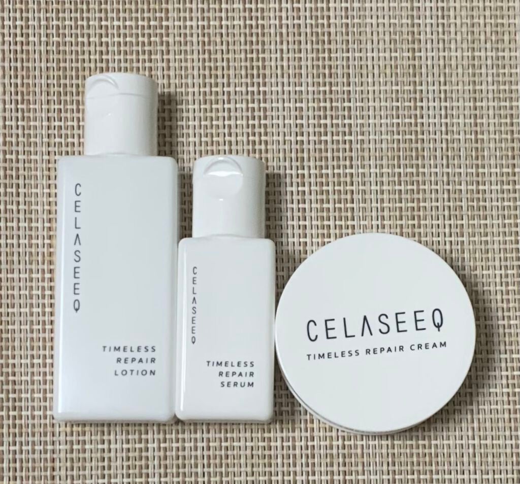タイムレスリペア 未来肌おためしセット/CELASEEQ/スキンケアキットを使ったクチコミ(2枚目)