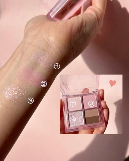 インク ポケット シャドウ パレット(AD)/PERIPERA/アイシャドウパレットを使ったクチコミ(3枚目)