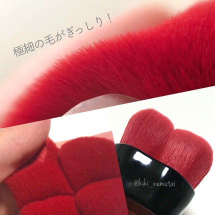 HANATSUBAKI HAKE ポリッシング フェイスブラシ/SHISEIDO/メイクブラシを使ったクチコミ(3枚目)