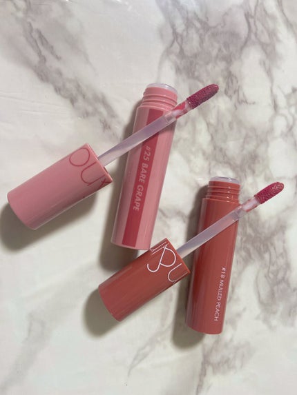 ジューシーラスティングティント/rom&nd/リップティントを使ったクチコミ(3枚目)