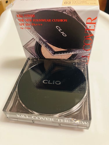 キル カバー ザ ニュー ファンウェア クッション 03 LINEN/CLIO/クッションファンデーションを使ったクチコミ（3枚目）