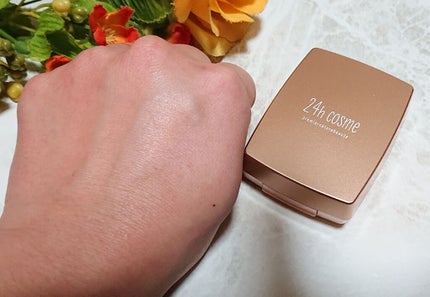 24 ミネラルモイストパウダーファンデ/24h cosme/パウダーファンデーションを使ったクチコミ(4枚目)