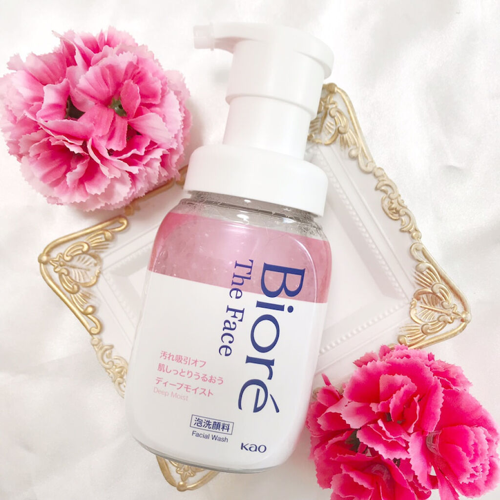 ビオレ ザフェイス 泡洗顔料 ディープモイスト/ビオレ/泡洗顔を使ったクチコミ（1枚目）