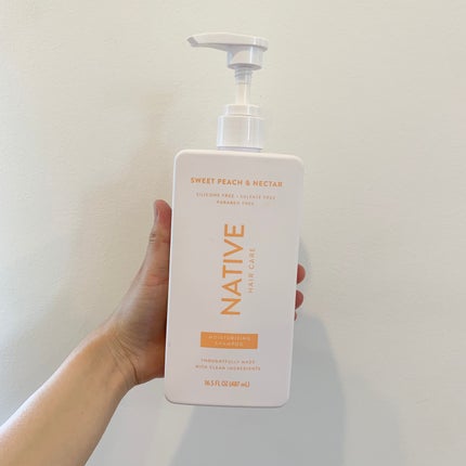 モイスチャライジングシャンプー スイートピーチ&ネクター/NATIVE/シャンプー・コンディショナーを使ったクチコミ(1枚目)