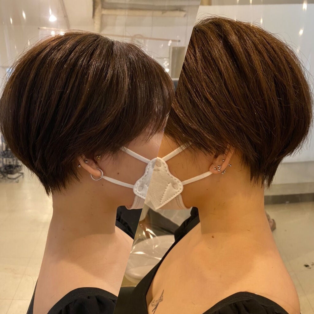 しに子ちゃん on LIPS 「髪の毛切った。誕生日だったから、月に二回美容室にいくくらいの贅..」(2枚目)