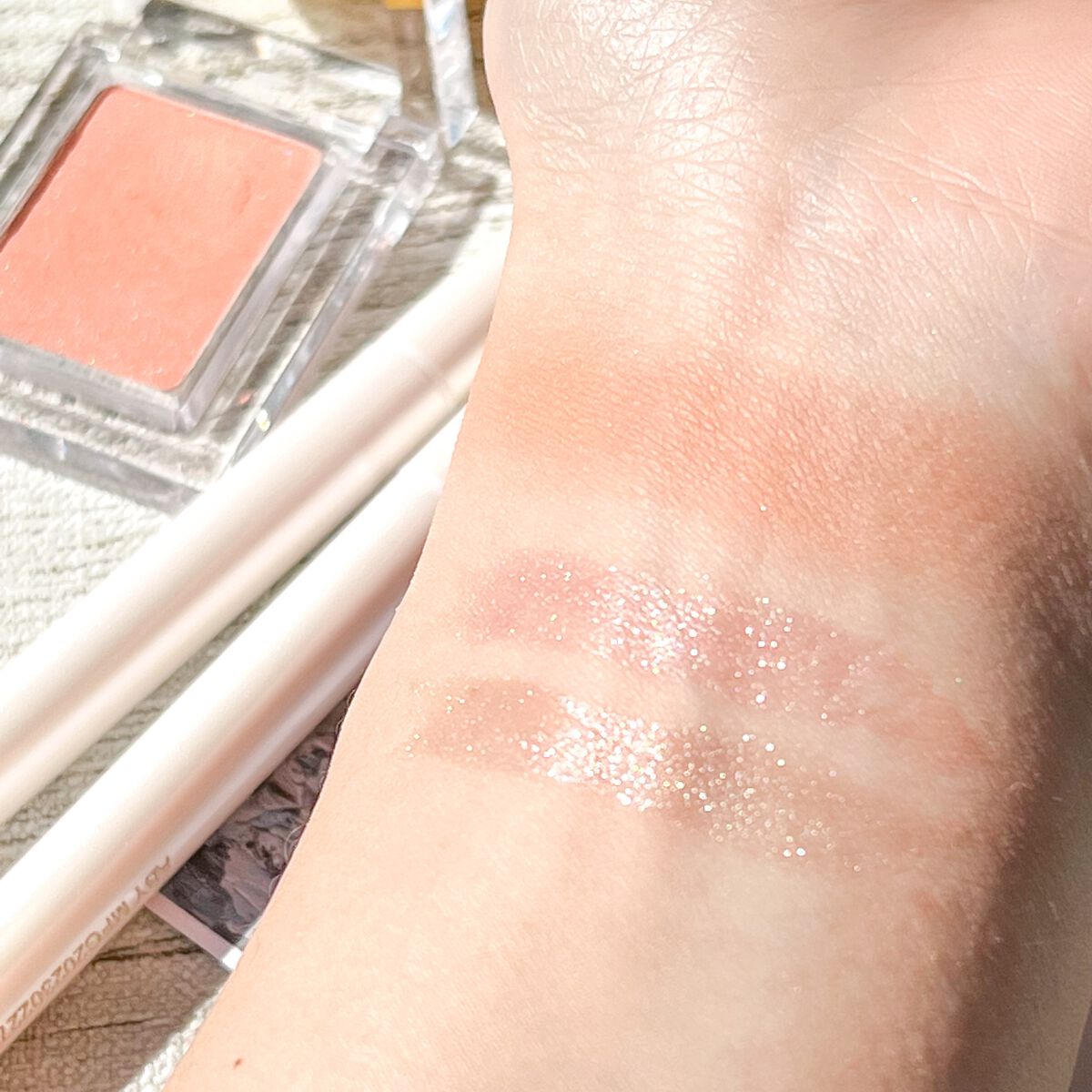 アンコモンタイガー ピースマッチングシャドウ/HOLIKA HOLIKA/単色アイシャドウを使ったクチコミ（2枚目）