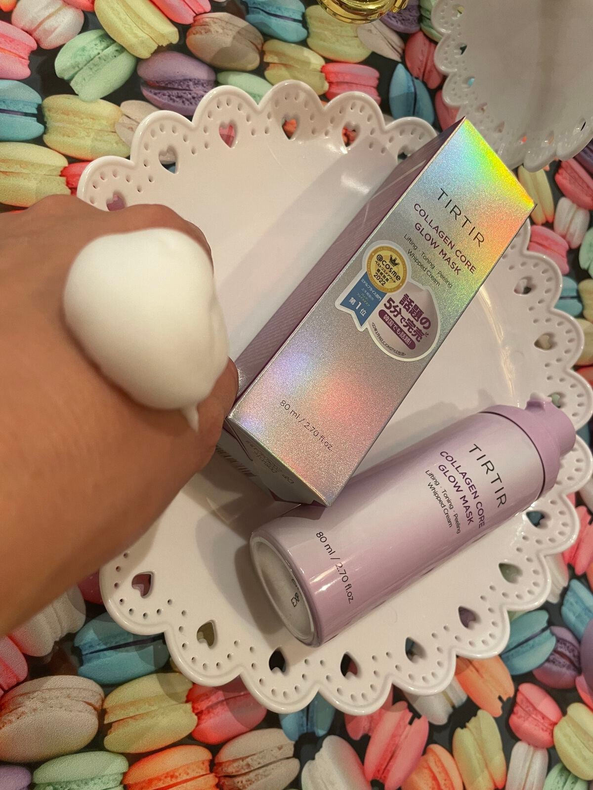 コラーゲンコアグローマスク/TIRTIR(ティルティル)/その他スキンケアを使ったクチコミ(4枚目)