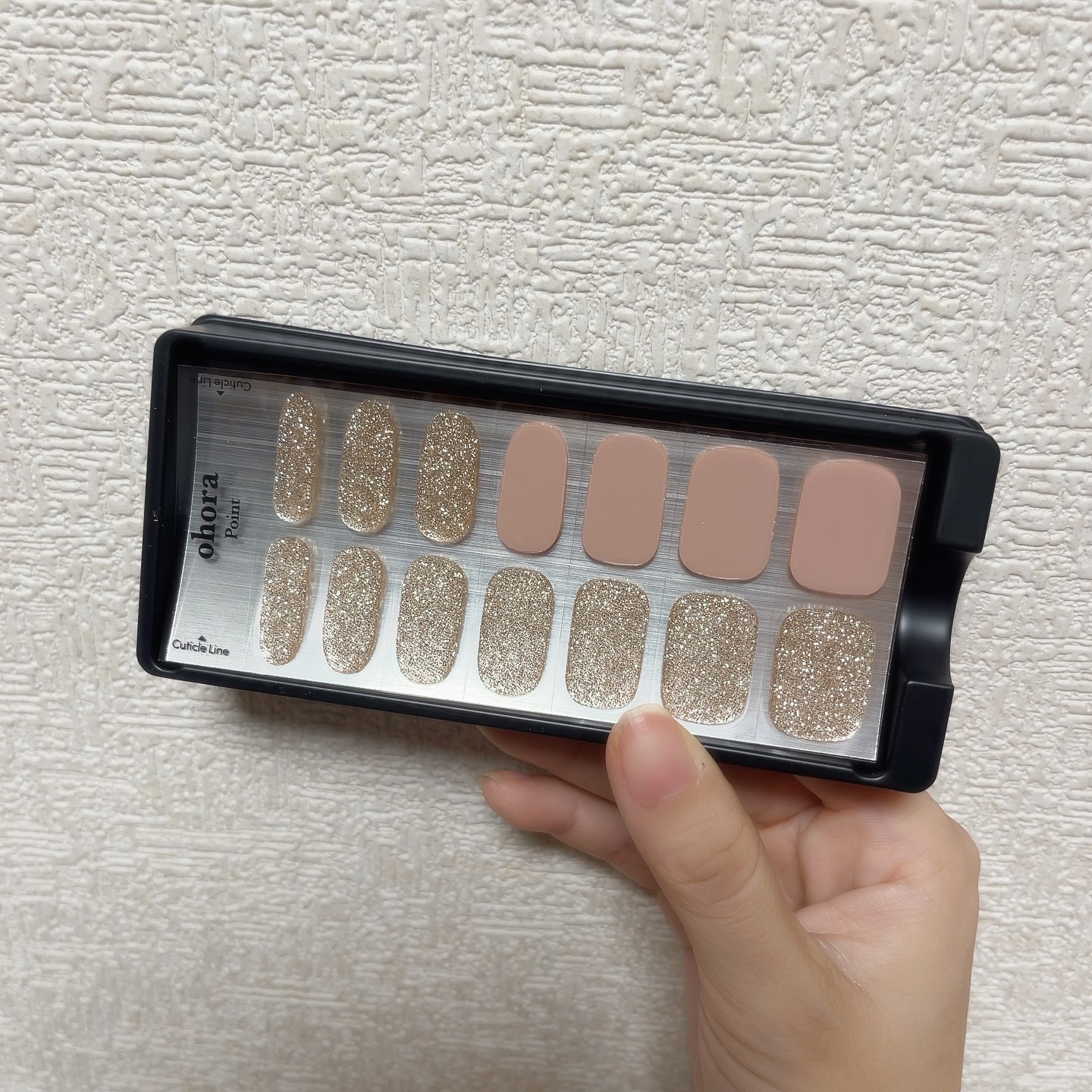 セミキュアジェルネイル（ハンド）/ohora/ネイルシールを使ったクチコミ（3枚目）