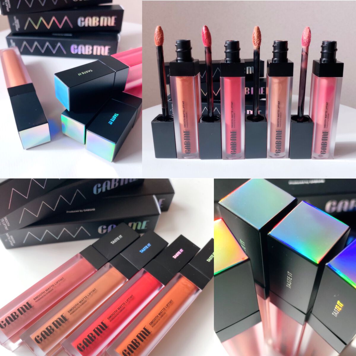 スムースマットリップティント 05 キドニーフィグ (スモーキーピンク)/GAB ME/リップティントを使ったクチコミ（2枚目）